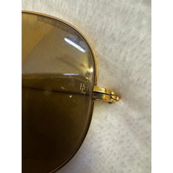 Vintage Ray-Ban USA B&L Diamond Hard Outdoorsman Aviator Gold - Picture 4 of 6